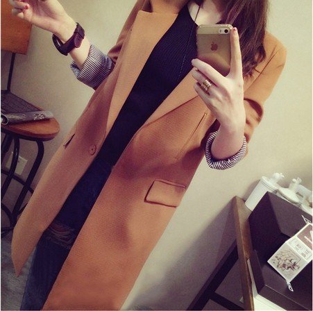 インポート　ピンク　importpink　海外　インポート　セレクト　キャメル　ストライプ　チェスター　デザイン　コート　ジャケット　トレンチ　茶色