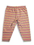 Private Label - Infant Baby Girls Leggings, with Multi Colored Stripes