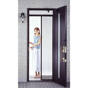 【クリックで詳細表示】SEIKI 収納ジョーズ(高級玄関ドア用バリアフリーアコーデオン網戸) NSJ-190 W920×H1900