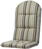 Outdoor Adirondack Chair Cushion, 2H x 20.5W x 49L, BRANNON WHISPER