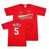 St. Louis Cardinals Albert Pujols Player Name & Number Baby/Infant Jersey T-Shirt 12 Months
