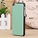 Lumsing Pattern Leather with Stand Flip Smart Wallet Case for Apple iPhone 6 - Mint
