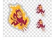 Arizona State Sun Devils Jeweled Body Art Kit