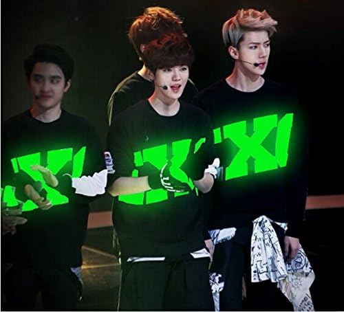 MY MARKET Kpop EXO Fan Support Shine In The Night/Luminated T-shirt (D.O. S)