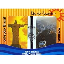 Copag Bridge Brazil Rio de Janeiro Jumbo Index Plastic Playing Cards