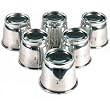 6 10X Loupes Jeweler Aluminum Magnifiers Eye Tools