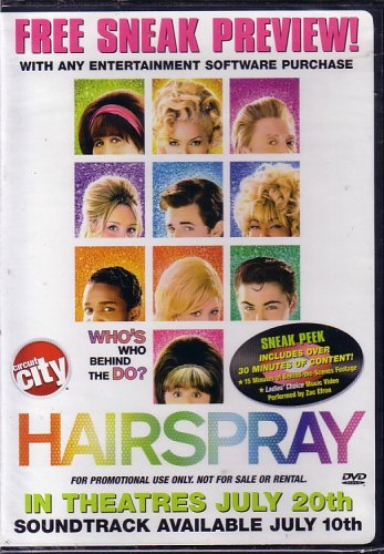 HAIRSPRAY (2007) - Sneak Preview Promo DVD - Behind-the-Scenes - Circuit City