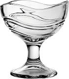 Acapulco Wave Glass Dessert Dishes - Trade Quality & Value - Box of 6