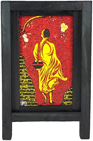 Vintage Lamp Handmade Priests Art Bedside or Table Lamp Shades