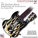 Metal Flames Yellow Skin by WraptorSkinz TM fits All Sony PS2 Guitar Hero SG Guitar Controllers (GUITAR NOT INCLUDED)