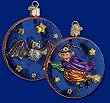 By the Light of the Moon Ornament Halloween