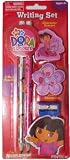 Dora the Explorer Pencil Set (Pencils, Erasers, Sharpener)