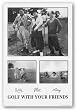 Three Stooges - Golf with your Friends 24"x36" Art Print Poster
