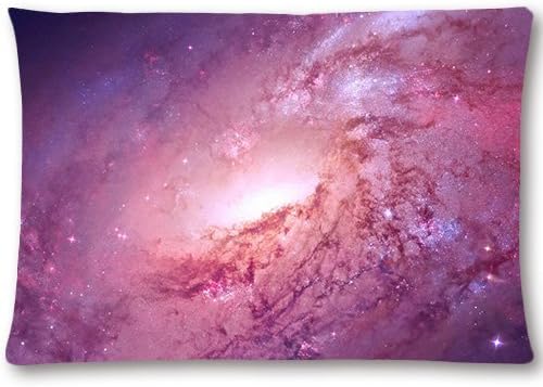 AiHoueW Decorative Cotton Polyester 20x30 Rectangle Throw Pillow Case Cushion Cover One Side - Amazing Universe Space Nebula Galaxy Beautiful Pattern 5