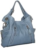 B. MAKOWSKY Jakarta N/S Shopper,Marble Blue,one size