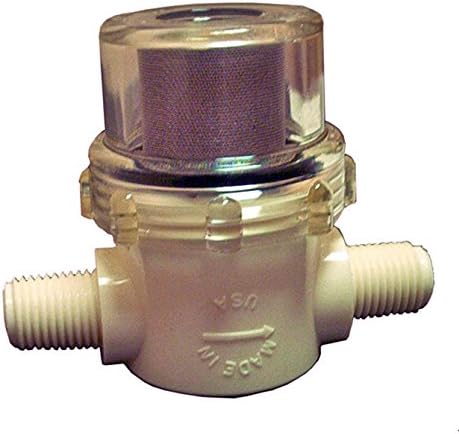 Water Line In-Line Strainer 1/4" MPT For Drinking Water RO Reverse Osmosis