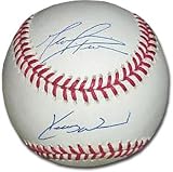 Mark Prior and Kerry Wood Dual Autographed MLB Baseball