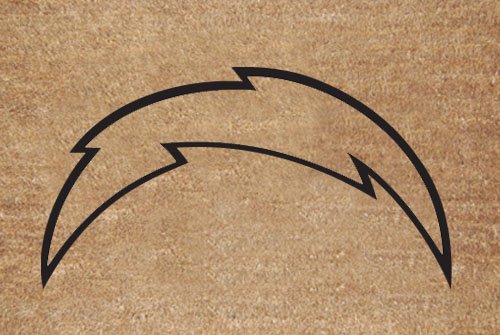 San Diego Chargers Flocked Door Mat