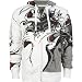 Apparel : FOX Encore Mens Hoodie - White/Grey