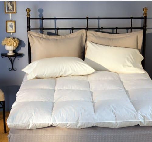 Bafflebox Featherbed Twin Allergen Barrier Deep Support Hypoallergenic, Made in USA, Shell Material: 100-percent Cotton