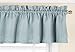 United Curtain Hamden Woven Waffle Valance, 57 by 14-Inch, Blue