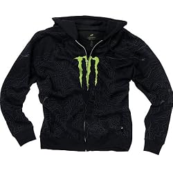 One Industries Monster Tektonic Men's Hoody Zip Sports Wear Sweatshirt - Black