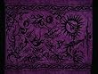 Tribal Sarong - Purple Dolphins