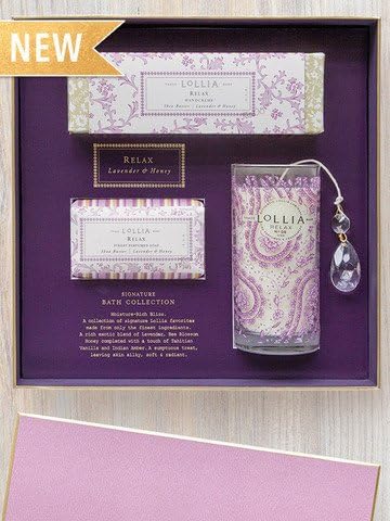 Lollia Relax Gift Set - Handcreme Luminary and Bar Soap