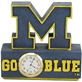 Michigan Wolverines Ceramic Novelty Clock