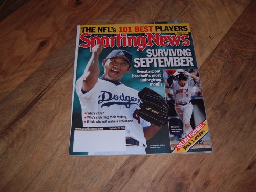 Sporting News, September 15, 2006 issue-Takashi Saito-Los Angeles Dodger's pitcher.