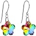 Handcrafted Crystal Vitrail Flower Earrings