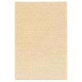 10' Octagon Braided Wool Oatmeal Area Rug