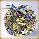 3D Flowered Dragonfly Box Swarovski Crystals Jewelry, Trinket, Round Pill Box FREE SHIP! Certificate of Authenticity 51i6OYZykiL. SL160 3D Flowered Dragonfly Box Swarovski Crystals Jewelry, Trinket, Round Pill Box FREE SHIP! Certificate of Authenticity