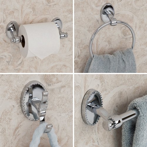 Reminiscence Collection Bathroom Accessory Set - Chrome