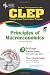 Book cover of CLEP Principles of Macroeconomics w/CD-ROM (CLEP Test Preparation).