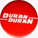 Duran Duran - White Logo ON RED - 1
