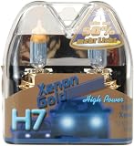 Unitec 77767 Hauptscheinwerferlampen H7 Xenon Gold 12V 55W 2er Set