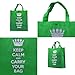 Keep Calm And Carry Your Bag - Large Reusable Grocery Totes - Set of 4