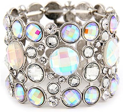 Deluxe Aurora Borealis Bubble Bracelet