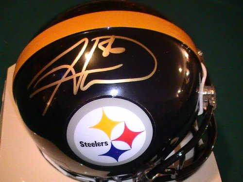 HINES WARD SIGNED AUTOGRAPHED PITTSBURGH STEELERS MINI HELMET COA + HOLOGRAM