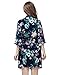 Skyfitting Women's Cotton Kimono Robe, Short Bridesmaid Robe