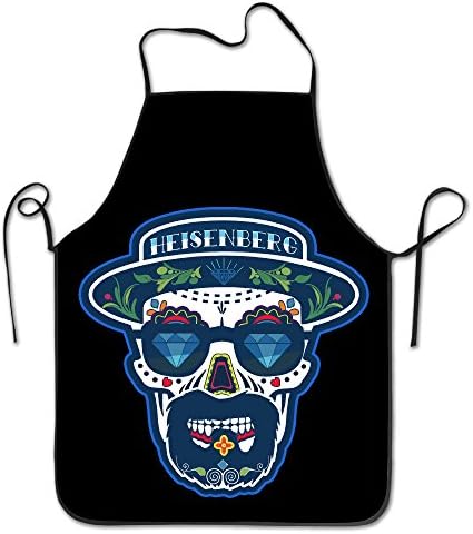 Heisenberg De Los Muertos Breaking Bad Chef Apron Cooking Apron Bib Apron Professional Apron For Cooking,Grill And Baking (28''x20'')