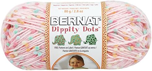 Spinrite Dippity Dots Yarn, Pink