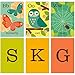Petit Collage Alphabet Cards in The Garden A-Z