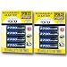 Search : Pro Series High Capacity 8 AA 2700 mAh Rechargeable NiMH Batteries for Pentax Digital Photo Camera Optio K100D K110D 50L M20 M10 E10 60 DS 50