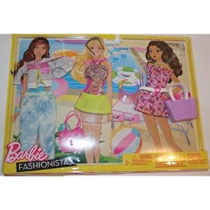 Barbie Fashionistas Day Looks Clothes - Bright Beach Outfits Barbie Fashionistas Day Looks Clothes - Bright Beach Outfits