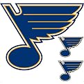 St. Louis Blues Removable Logo - 24x24"