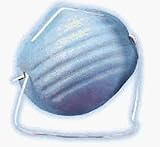 Surgical Cone Shaped Face Mask   Box of 50 Blue   3023
