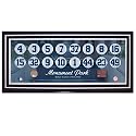 Steiner Sports MLB New York Yankees Monument Park Retired Numbers 14x32 Collage with Game Used Dirt and Brick