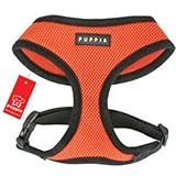 Puppia Soft Dog Harness (Mesh) Orange Small